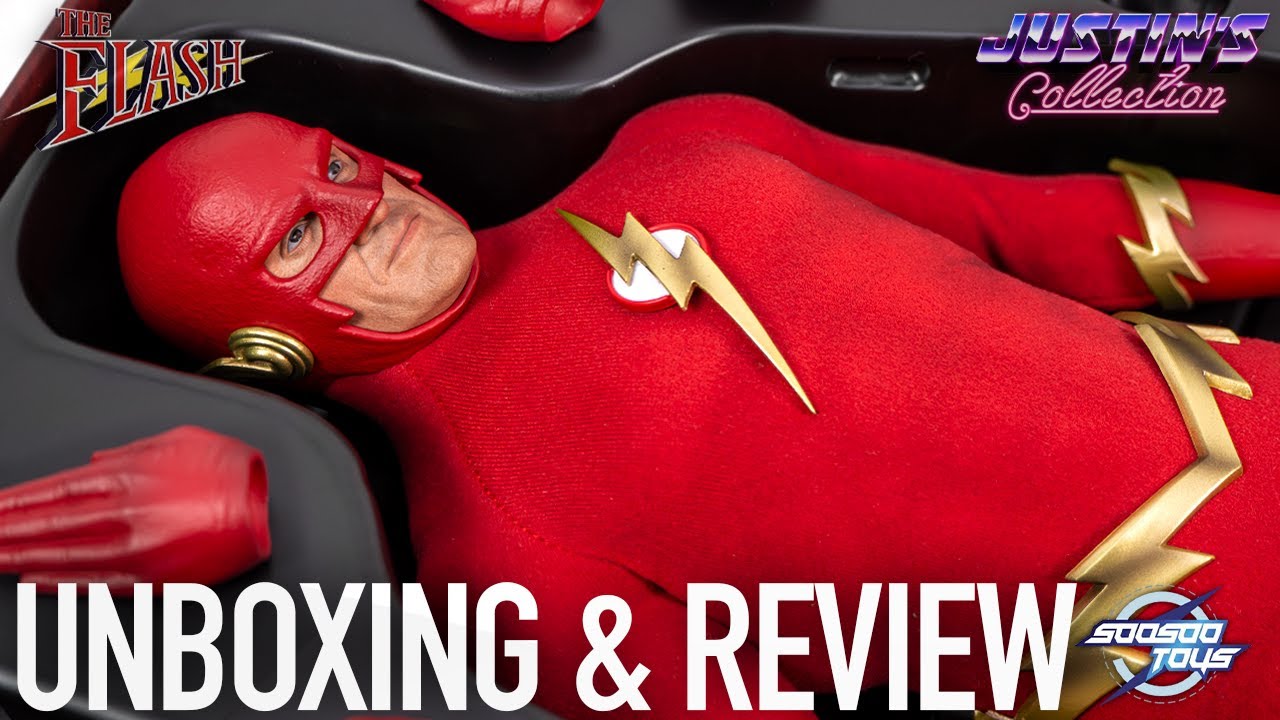 The Flash 90s 1/6 Scale Figure SooSoo Toys Unboxing & Review - YouTube