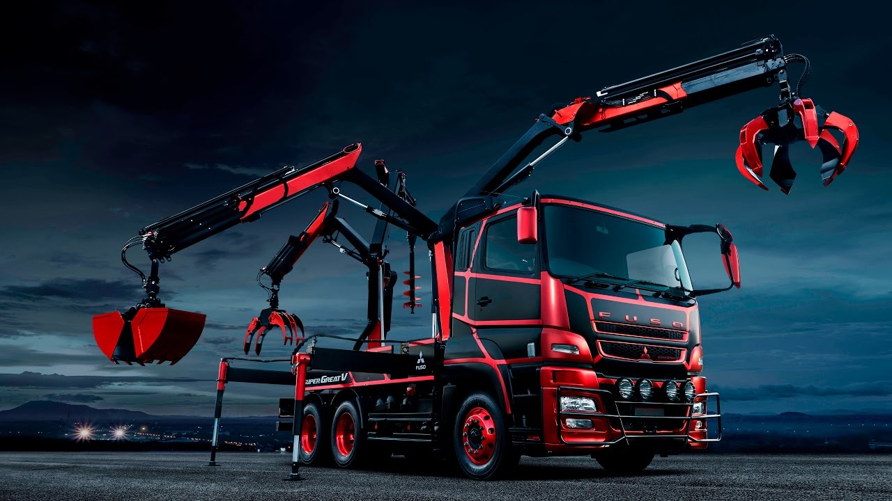 FUSO | Super Great V SPIDER - Tokyo Motor Show - YouTube
