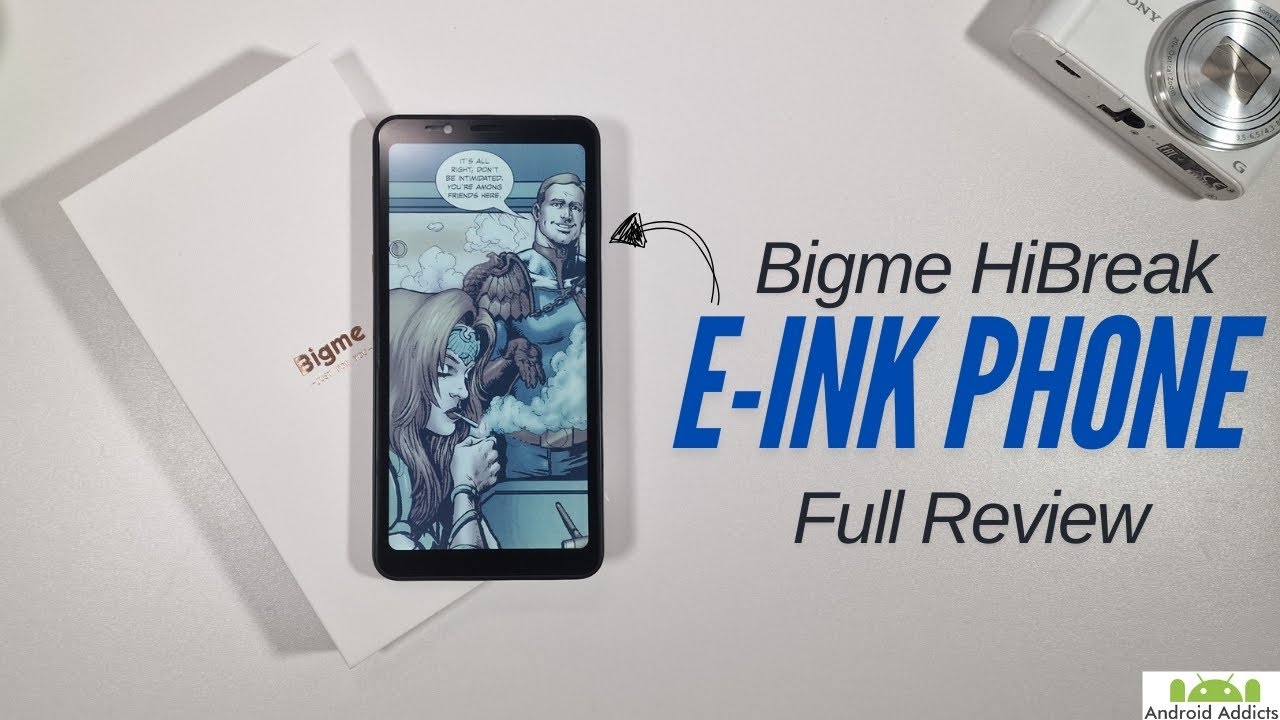 Bigme HiBreak Colour E-Ink Display Android Phone Review - YouTube