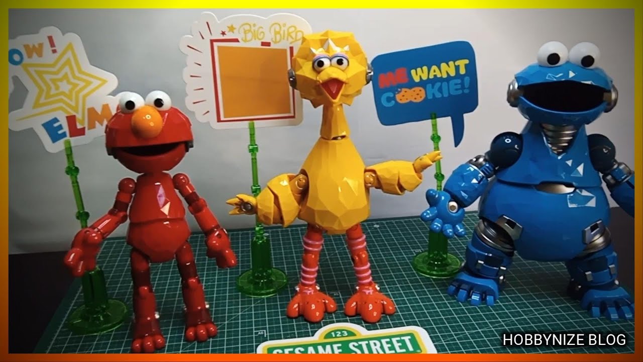CARBOTIX Sesame Street DX Ver. [Elmo, Big Bird & Cookie Monster