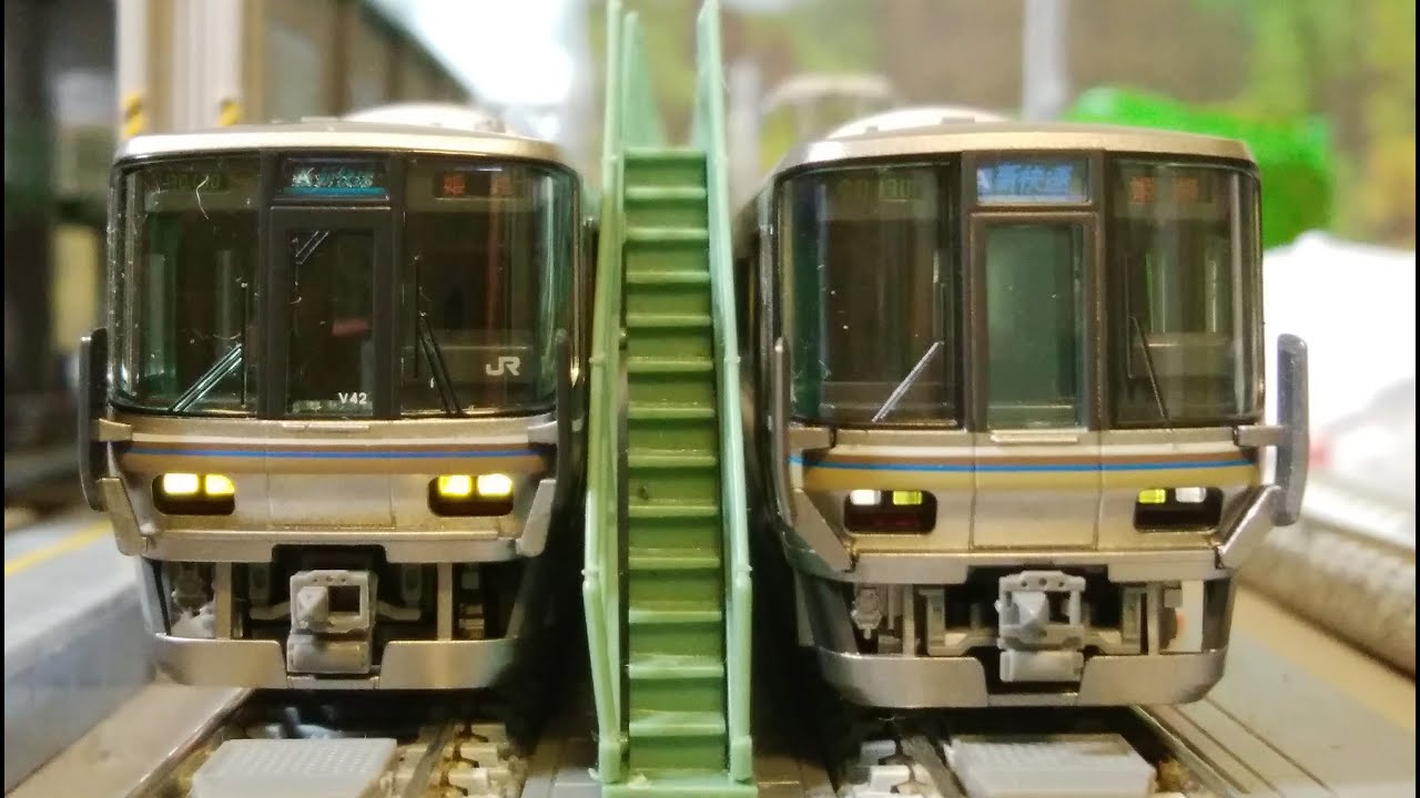 N gauge] Comparison of 223 series 2000 series - YouTube