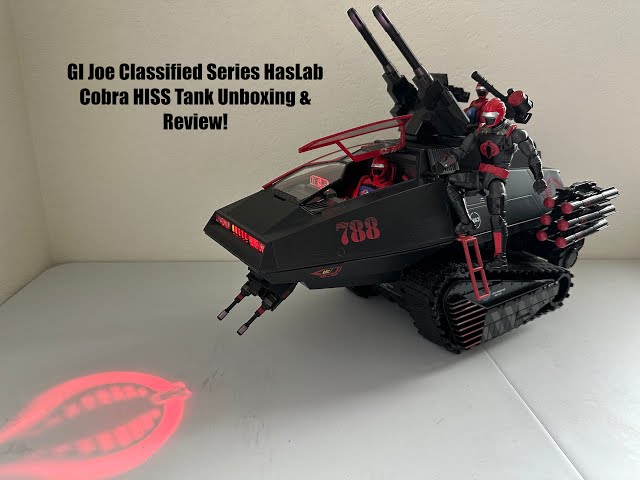 GI Joe Classified Series HasLab Cobra HISS Tank Unboxing & Review