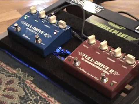 Fulltone Fulldrive 2 MOSFET vs Anniversary Mosfet guitar effects