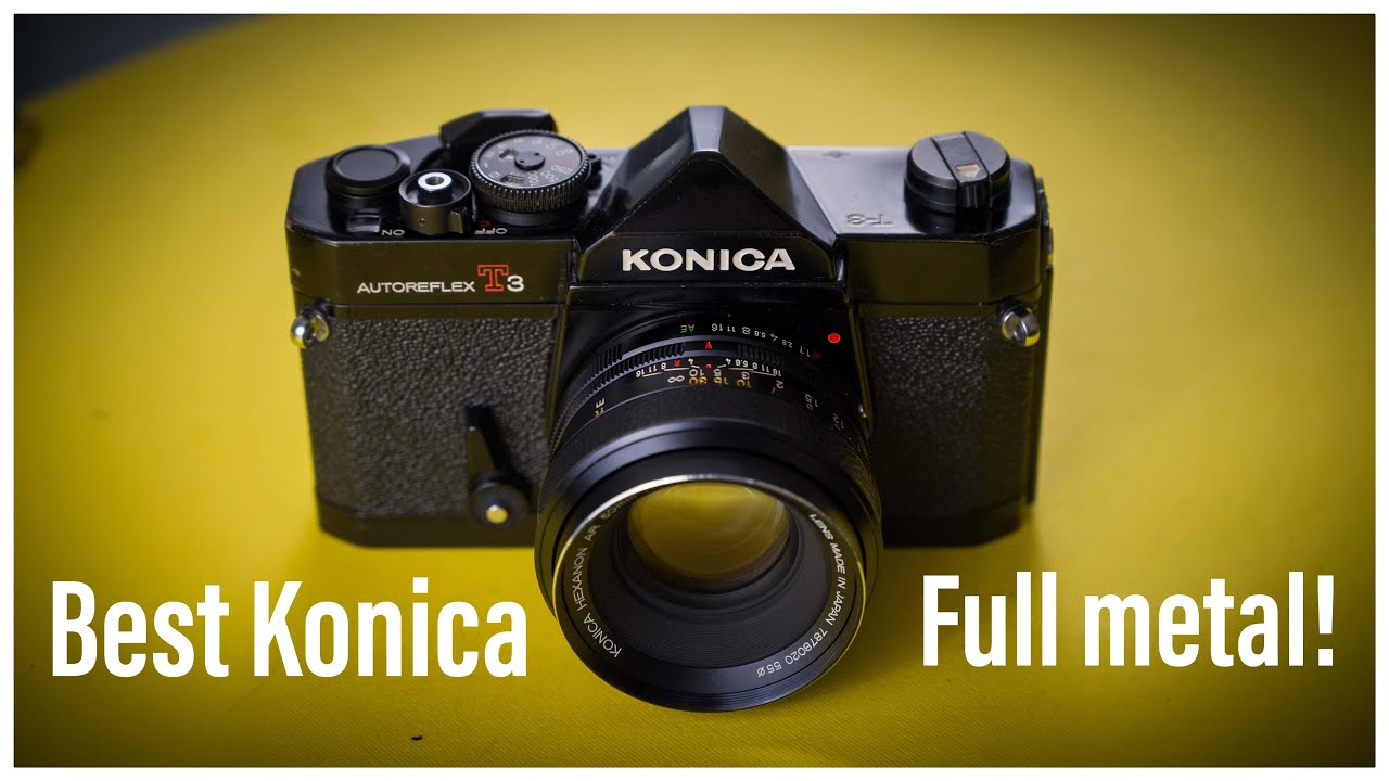Konica Autoreflex T3 - The last and best Konica reflex film Camera