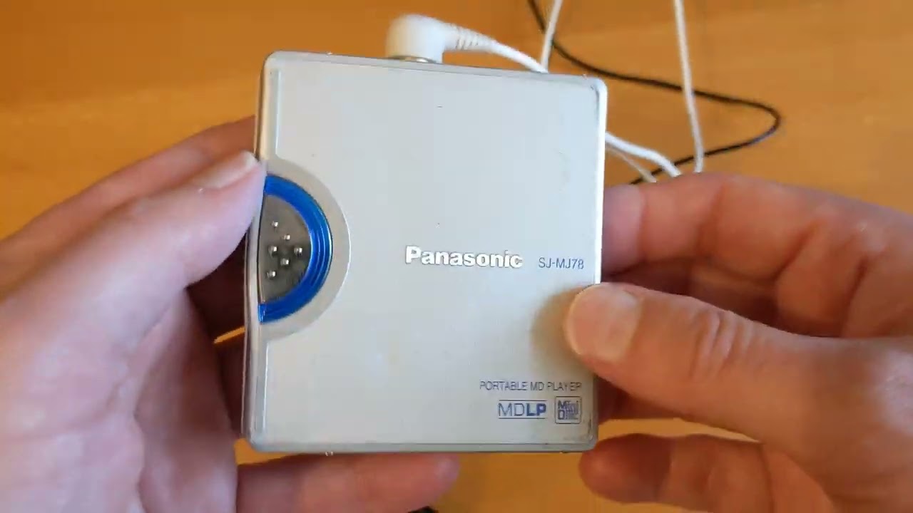 Update on Panasonic SJ-MJ78 Minidisc Player - YouTube