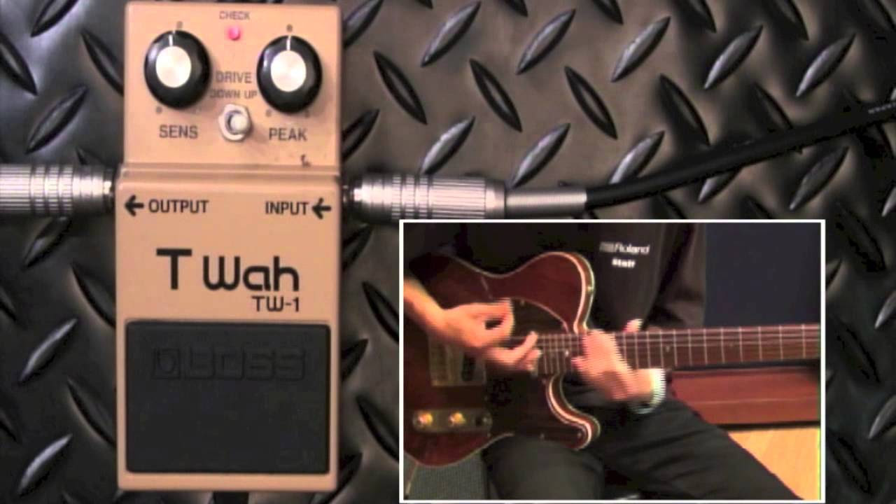 試奏動画】BOSS TW-1 T Wah【BOSS COMPACT PEDAL 100th ANNIVERSARY
