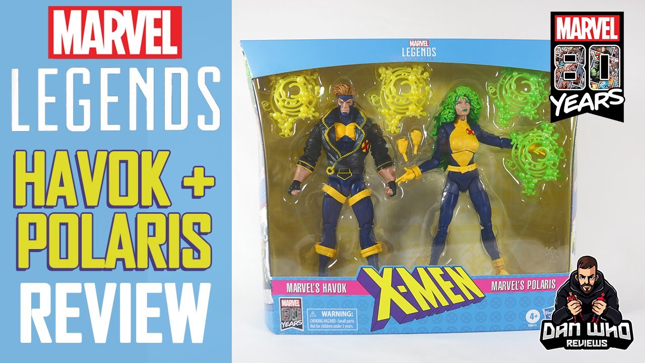 マーベルレジェンド X-MEN ハボック ポラリス 2パック REVIEW: Marvel