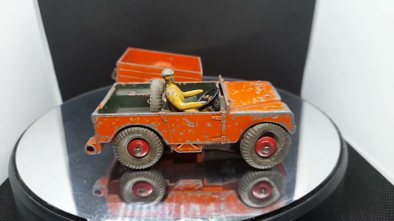 Dinky toys Diecast Restoration Landrover no/340 trailer no/341