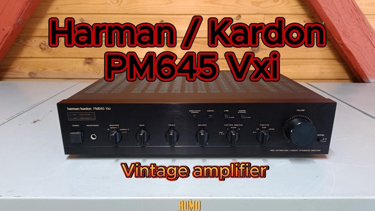 最終:交渉歓迎Harman/Kardon PM645Vxi プリメイン ジャンク 最終:交渉