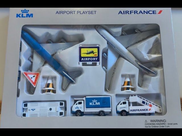 RARE WELLY AIRPLANES DOUBLE PLAYSET UNBOXING! KLM + AIR FRANCE