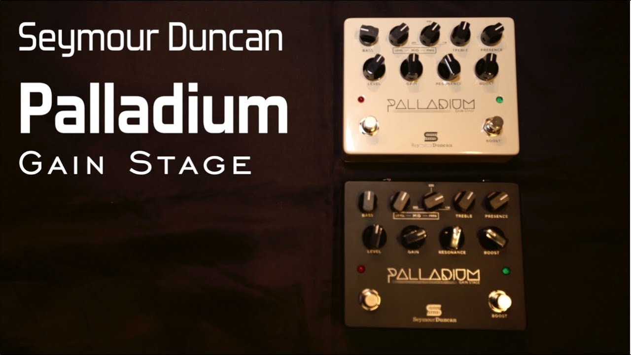Seymour Duncan - Palladium Gain Stage Pedal Demo - YouTube