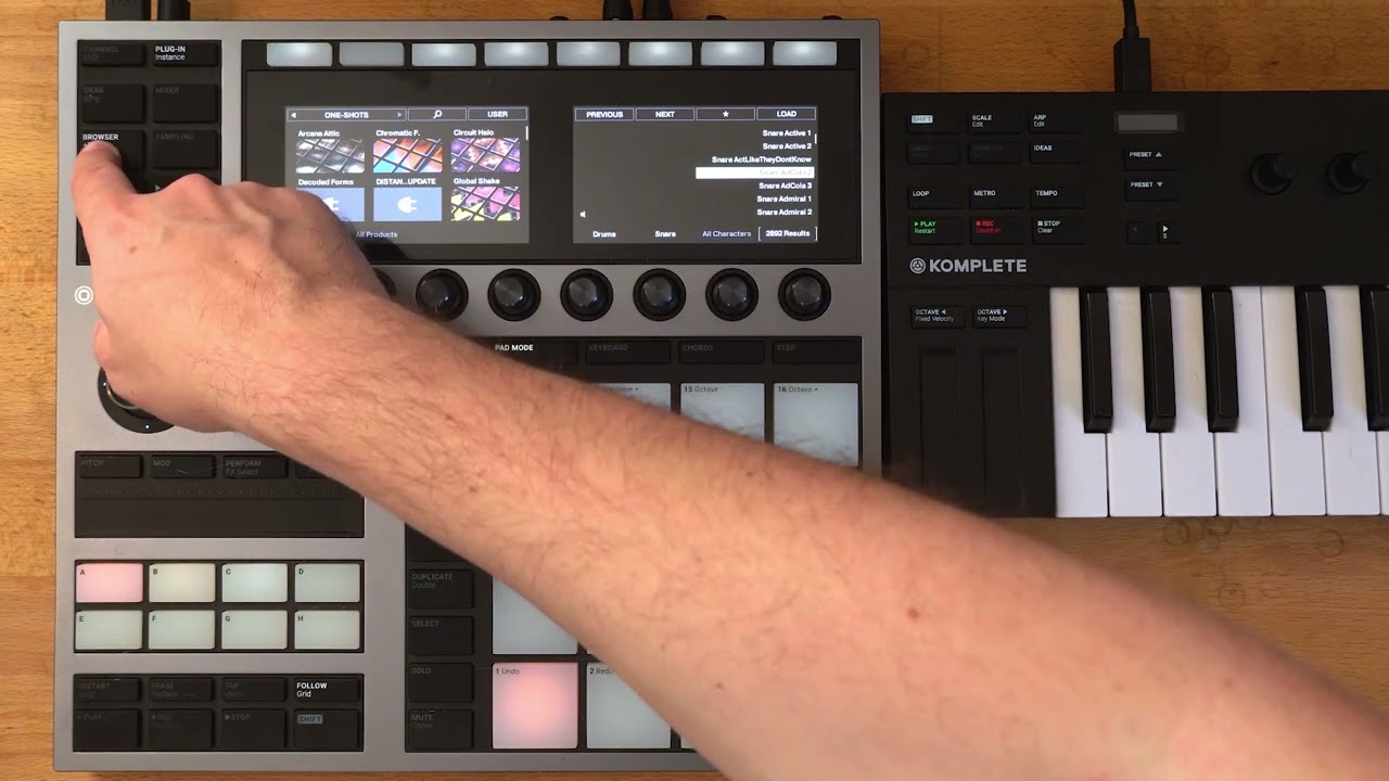 How to Trigger MASCHINE+ with External MIDI Devices - YouTube