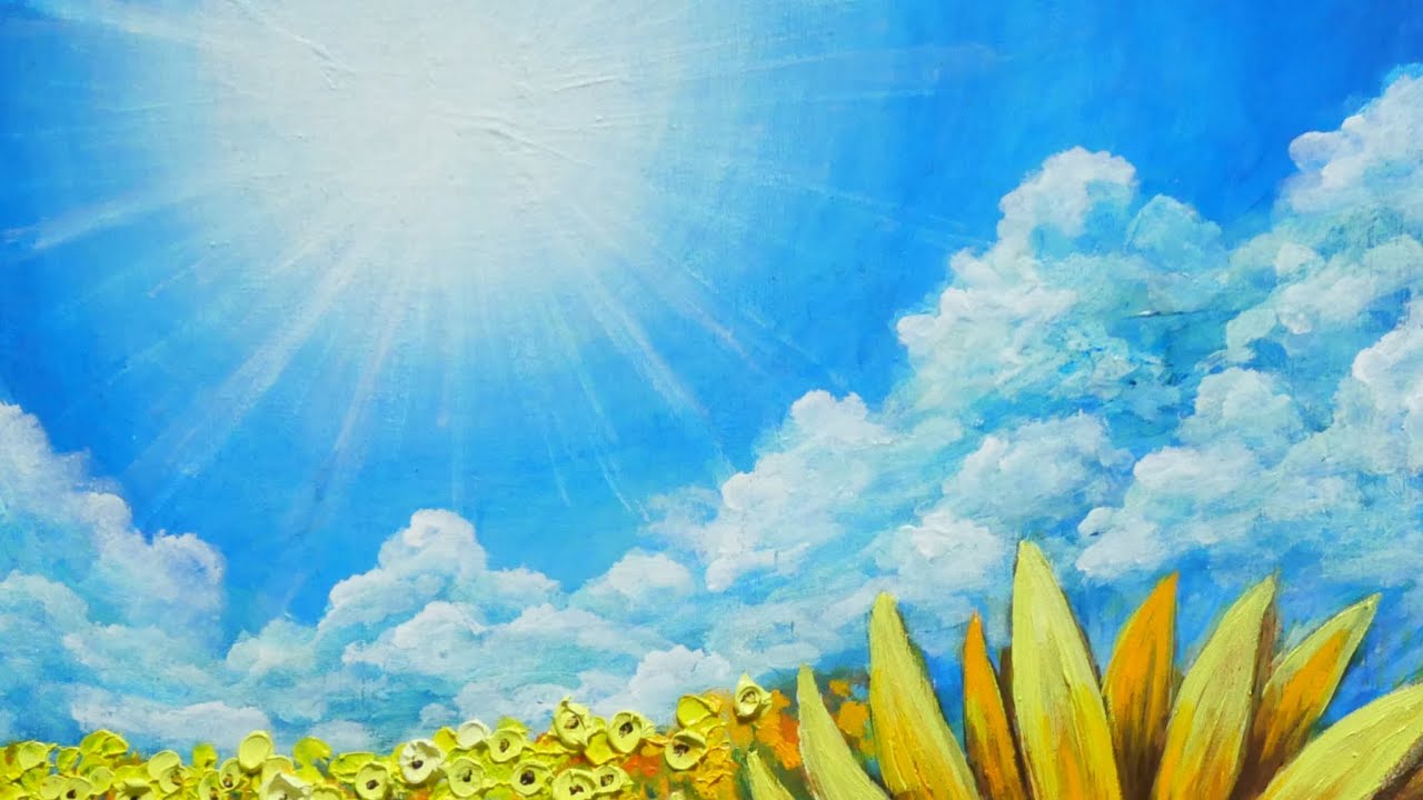 油絵 油彩 油彩画 絵 絵画【星空の向日葵畑】 油絵 油彩 油彩画 絵