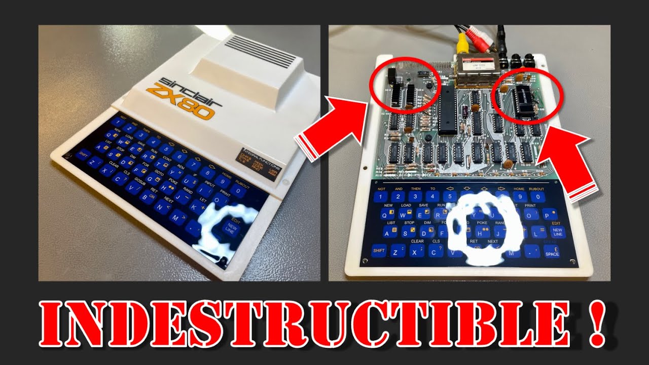 ZX80 mini-restoration tutorial - YouTube