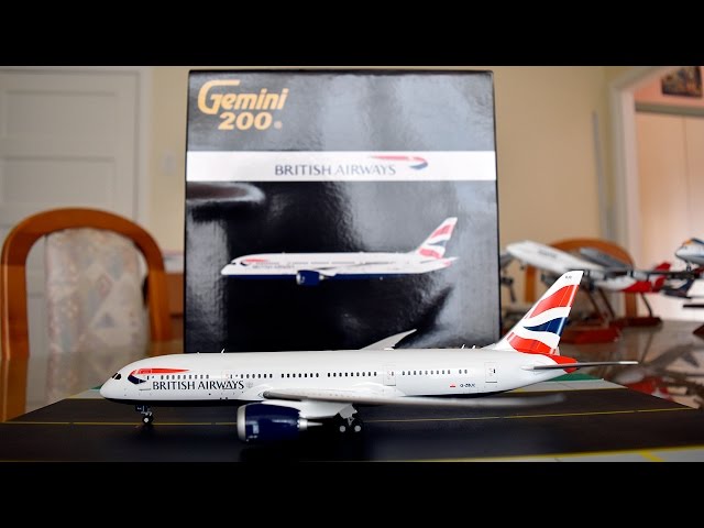Gemini Jets 1:200 British Airways 787-8 Dreamliner Unboxing and