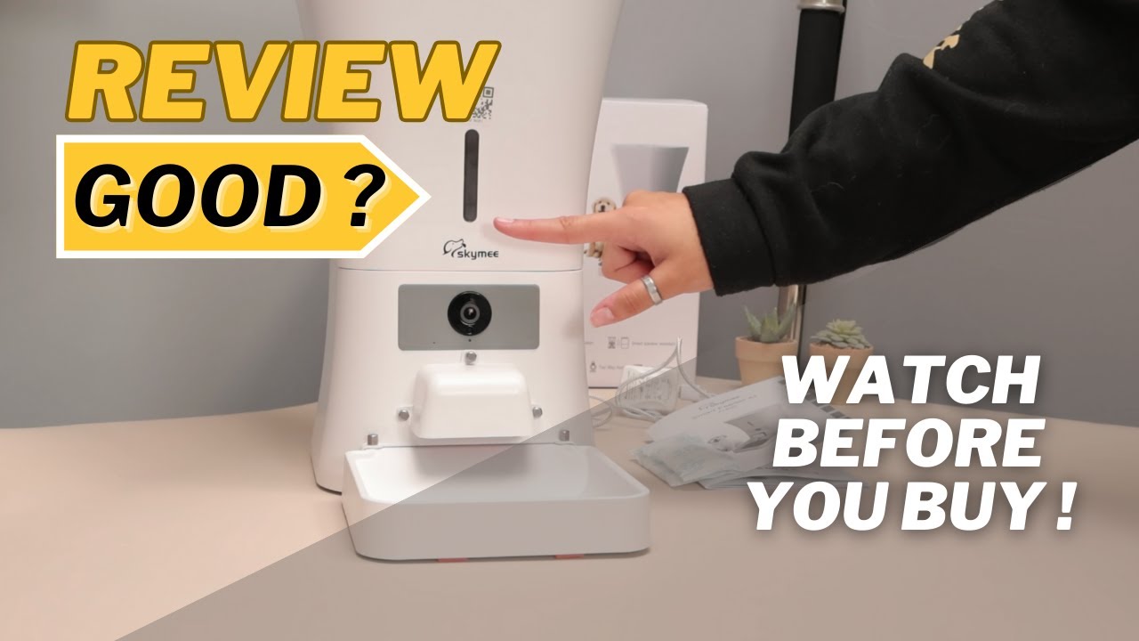 Smart Pet Feeder Skymee - YouTube