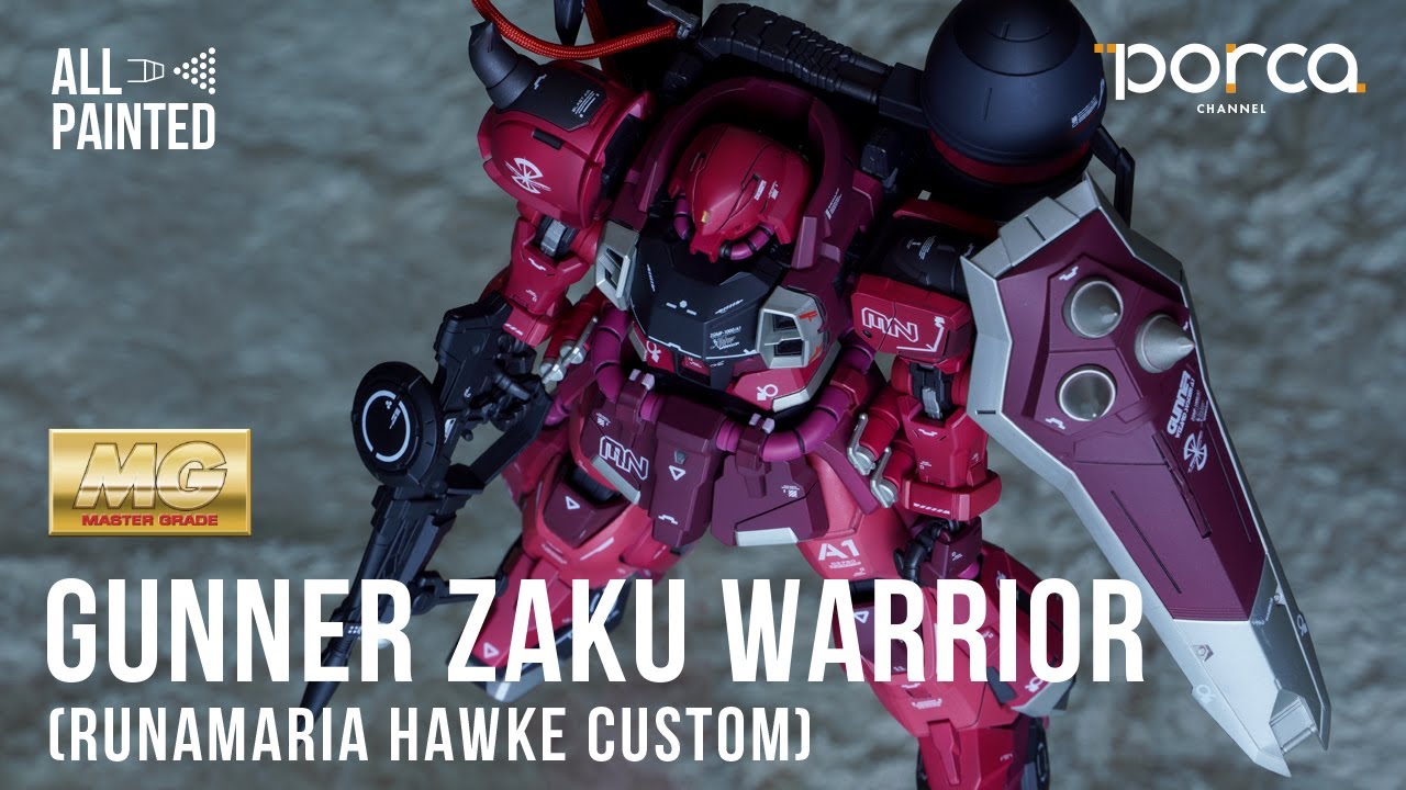003【ガンプラ全塗装 】 MG GUNNER ZAKU WARRIOR（MGガナー