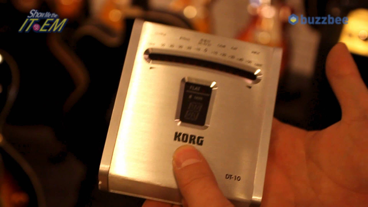 Korg 튜너 DT-10 - YouTube