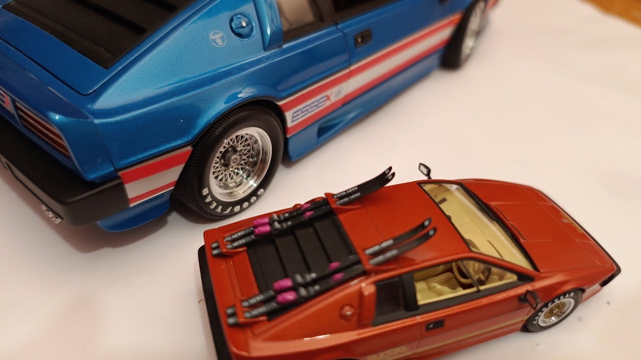 1/18 x 1/43 Scale Comparison: Lotus Turbo Esprit Minichamps Bond