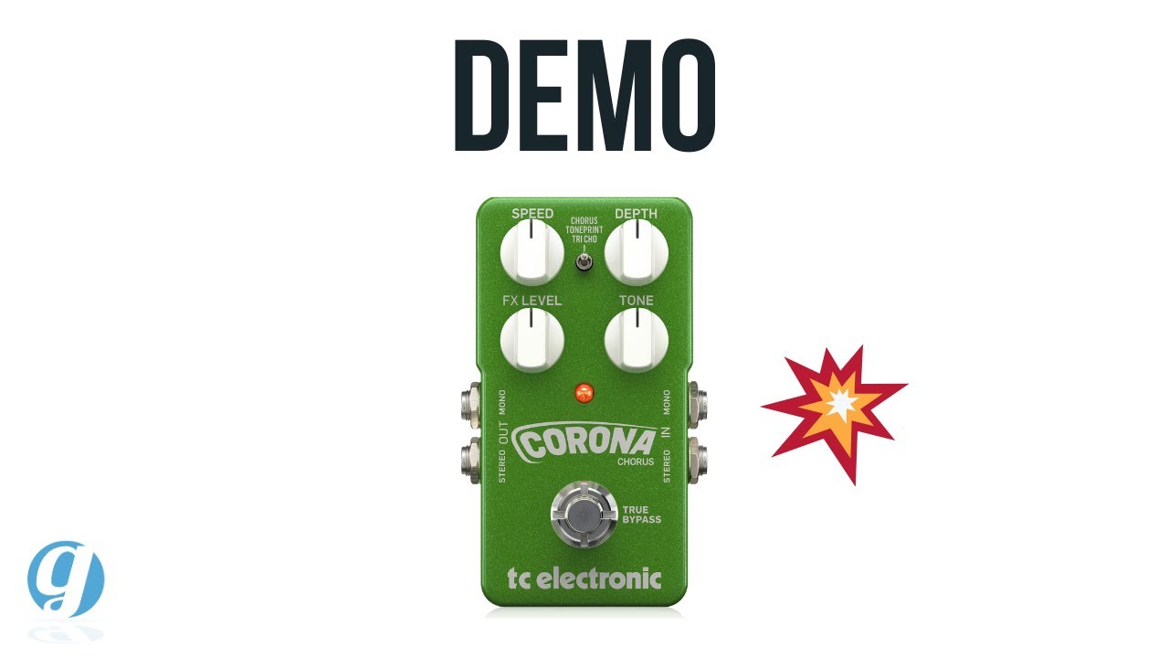 TC Electronic Corona Chorus TONE Demo (NO Talking) #guitarpedals