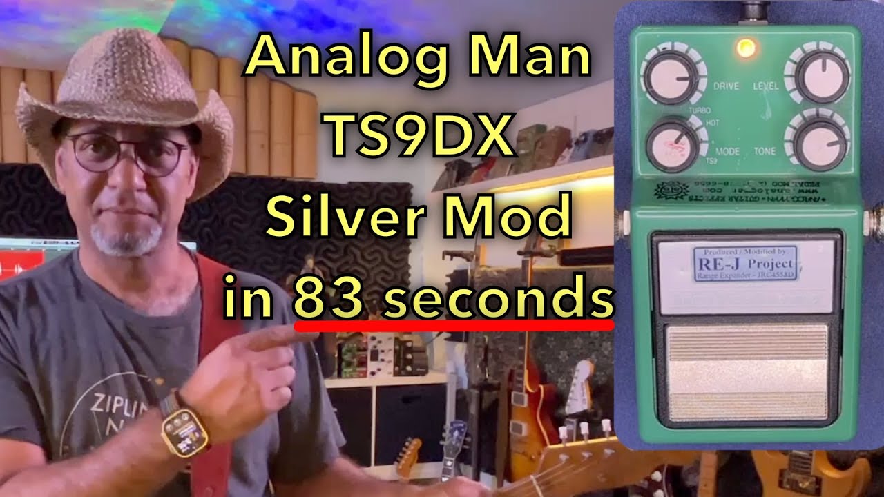 ギター Ibanez TS9 RE-J 808 Silver MOD IBANEZ TS-9 RE-J MOD TS-9