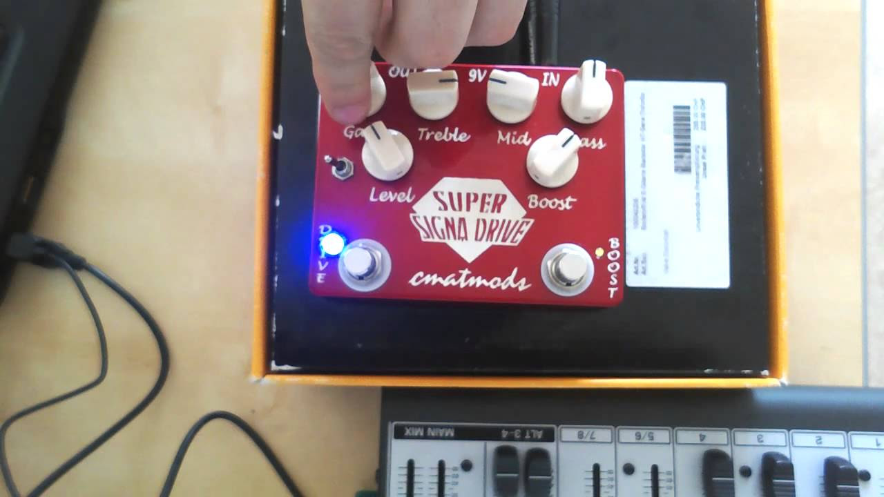 Cmatmods Signa Drive FX Pedal Demo - YouTube