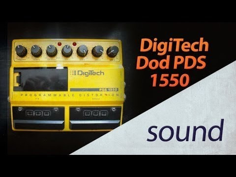 Demo sound Dod PDS 1550 - YouTube
