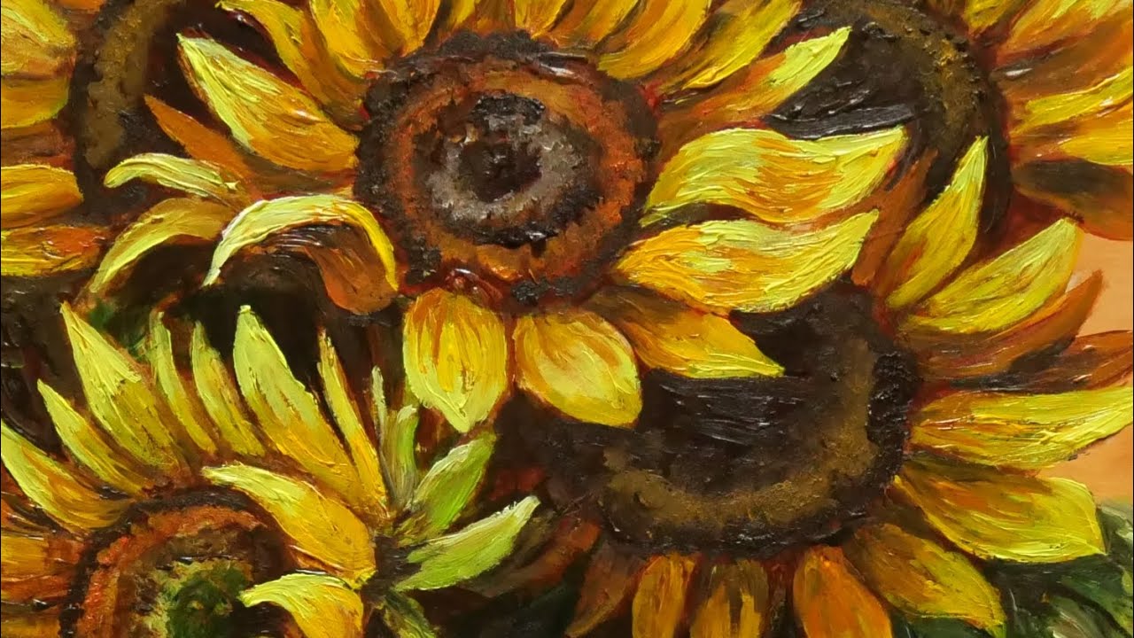 油彩画 ひまわり 向日葵】#油彩画 #芸術 #油絵 #絵 #アート
