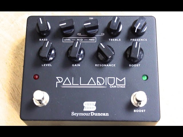 Seymour Duncan Palladium Gain Stage Overdrive Pedal - YouTube