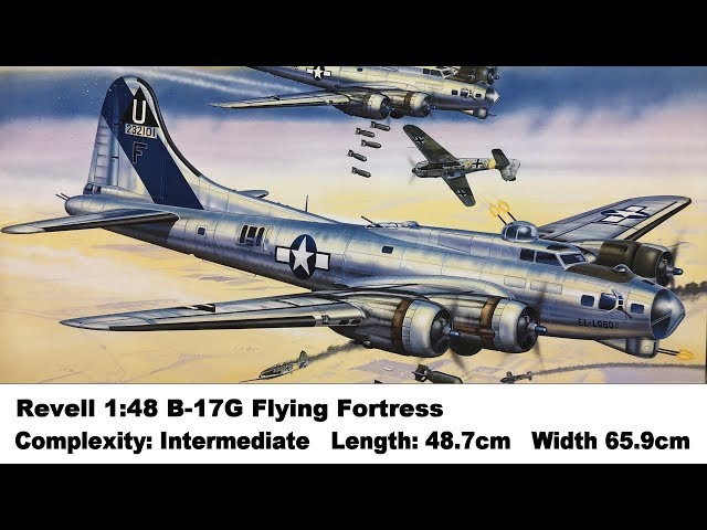 Large Scale! Revell 1:48 B-17G Flying Fortress Kit Review - YouTube