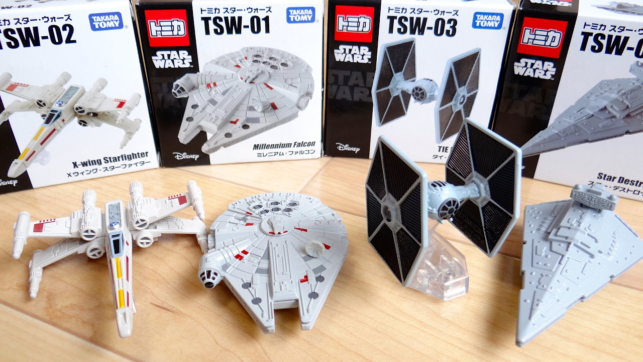 Die-cast! Tomica Star Wars review of all 4 types! Millennium