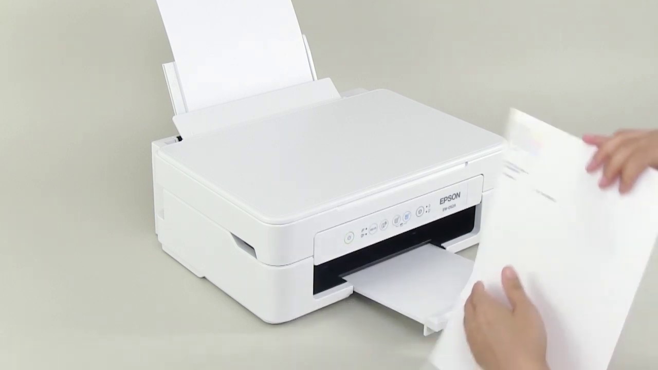プリンターの開梱とセットアップ（エプソン EW-052A）NPD6282 - YouTube