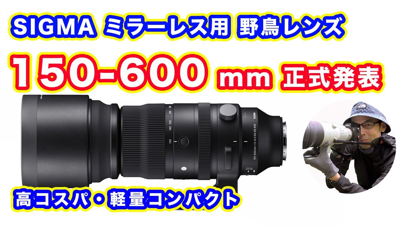 Official Announcement] SIGMA 150-600mm F5-6.3 DG DN OS | Sports