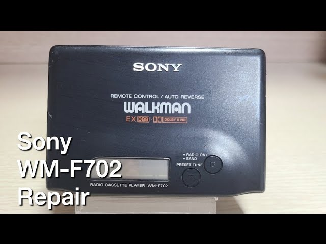 Sony WM-F702 Repair Cassette Walkman - YouTube