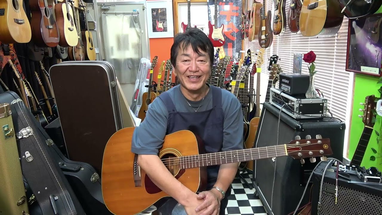 YAMAHA FG-160 グリーンラベル 1972年製 純正ハードケース付き - YouTube