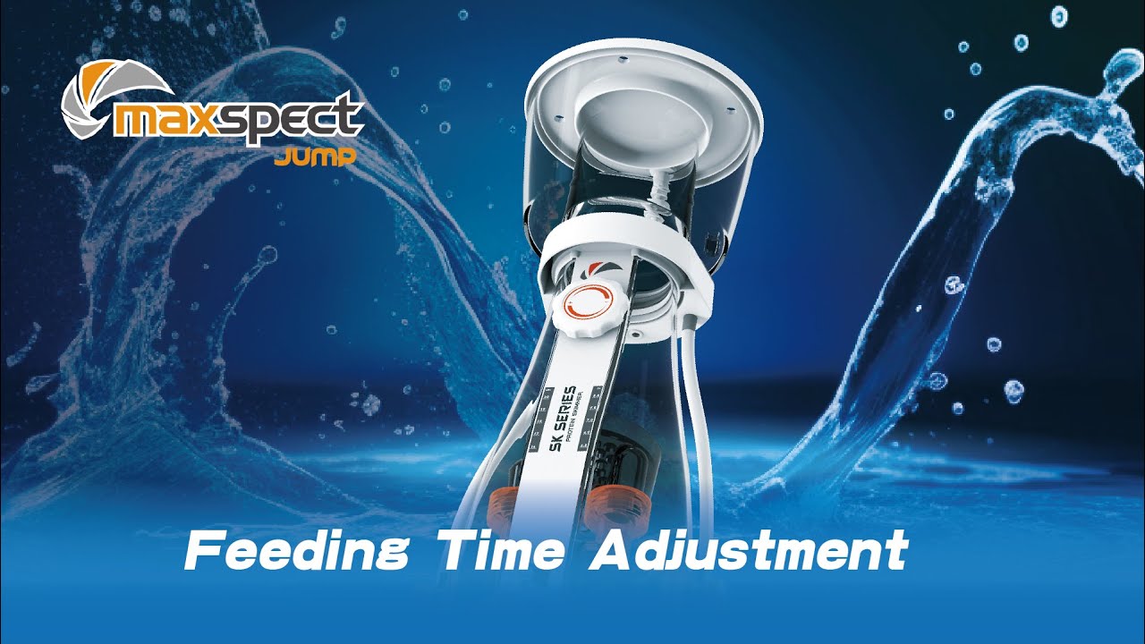Maxspect MJ-SK200 Protein Skimmer - Feeding Time Adjustment - YouTube