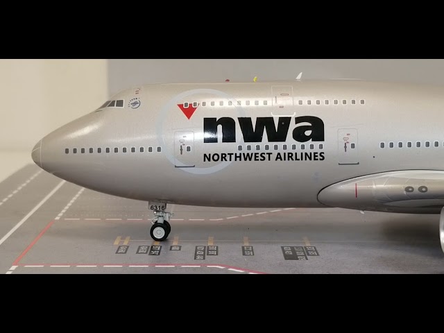 JFox/Inflight 200 Commemorative Vintage Northwest Airlines B747
