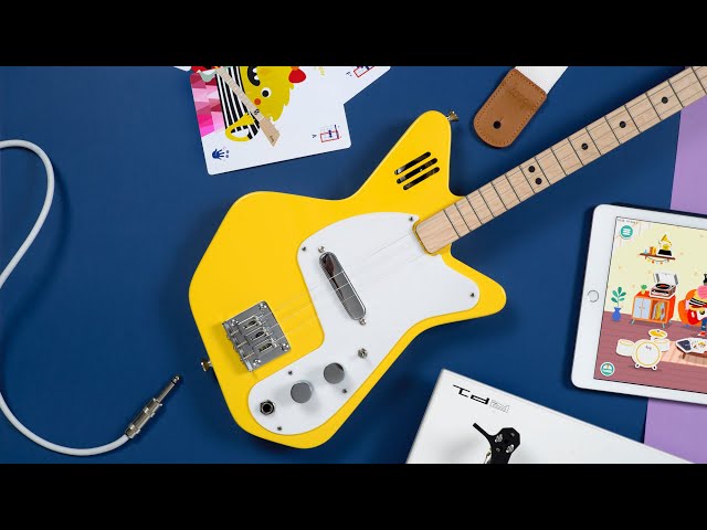 Loog】アンプ内蔵型エレキギター3種が登場！【3歳から】 - YouTube
