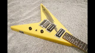 1984 made Aria Pro II XX DELUXE -V Flying Kahler Made in Japan