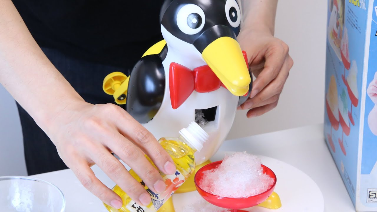 Retro Penguin Ice Shaver - YouTube