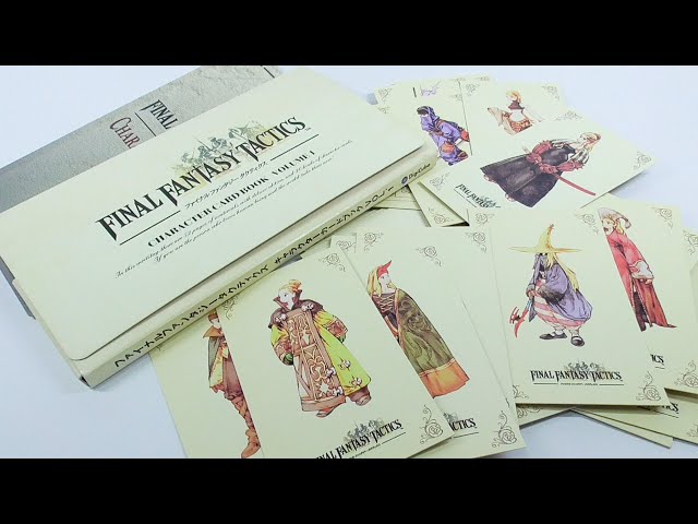 ファイナルファンタジータクティクス キャラクターカードブック FINAL