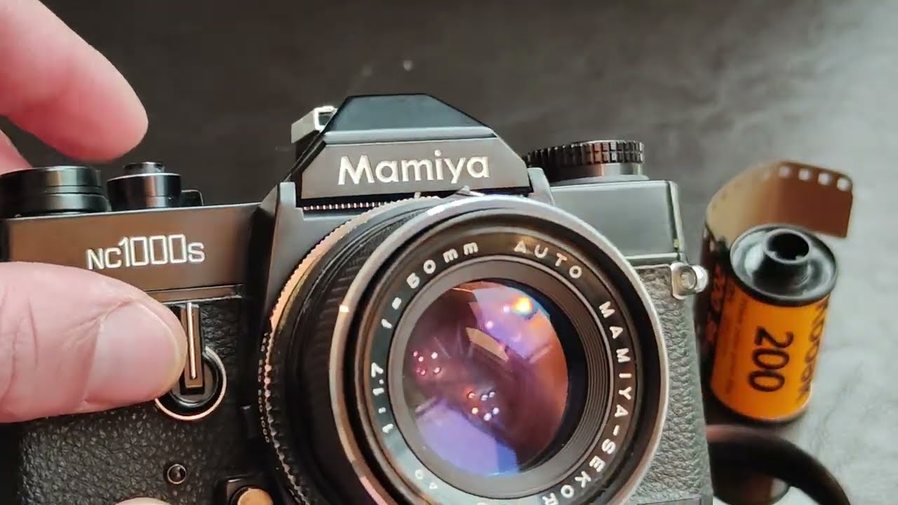 MAMIYA NC1000S AUTO MAMIYA- SEKOR CS 50mm 1:1.7 - YouTube