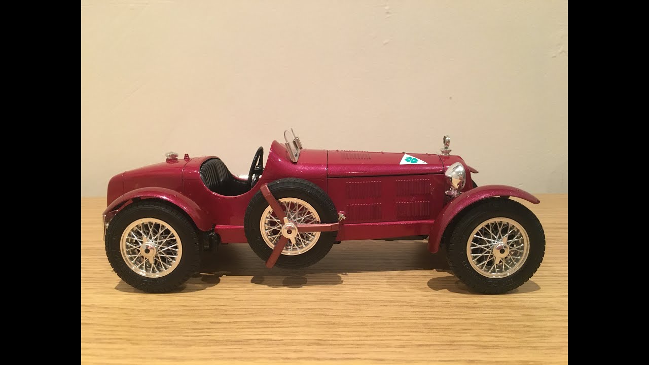 1:18 Burago 1931 Alfa Romeo 8C Monza 2300 - YouTube
