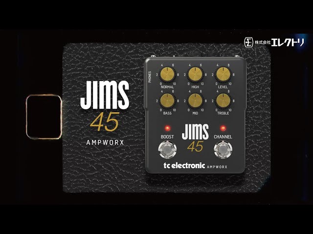 日本語字幕】TC Electronic JIMS 45 PREAMP ~ Ampworx Vintage Series