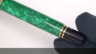 Pelikan ペリカン 万年筆 スーベレーン M320 グリーン F - YouTube