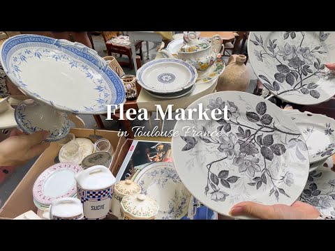 2つの蚤の市を巡る🍃段ボールの中からお宝たくさん！美しい