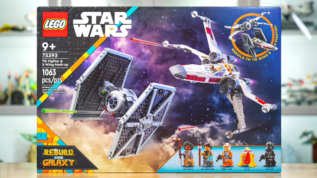 LEGO Star Wars 75393 TIE FIGHTER & X-WING MASH-UP Review! (2024
