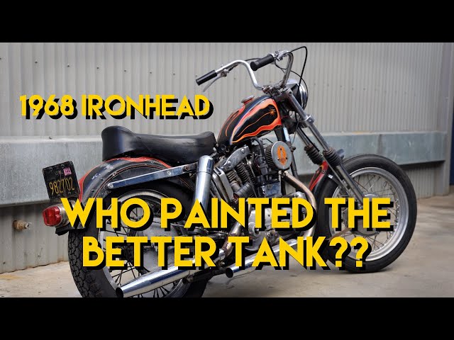 Survivor Chopper Paint Challenge | Painting a 1968 Harley Ironhead