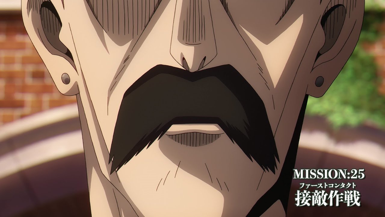 スパイファミリー 25話 眼光鋭いロイドの予告 & 先行カット解禁!