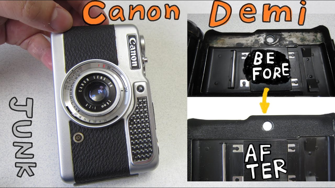 フィルムカメラ【整備、完動品】キャノン デミ フィルムカメラ】Canon